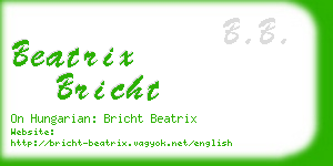 beatrix bricht business card